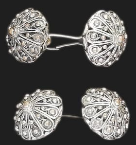 Gemelli per camicia in argento