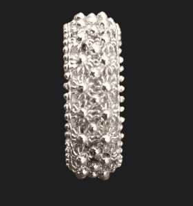 anello tutto giro 2 file oro bianco1